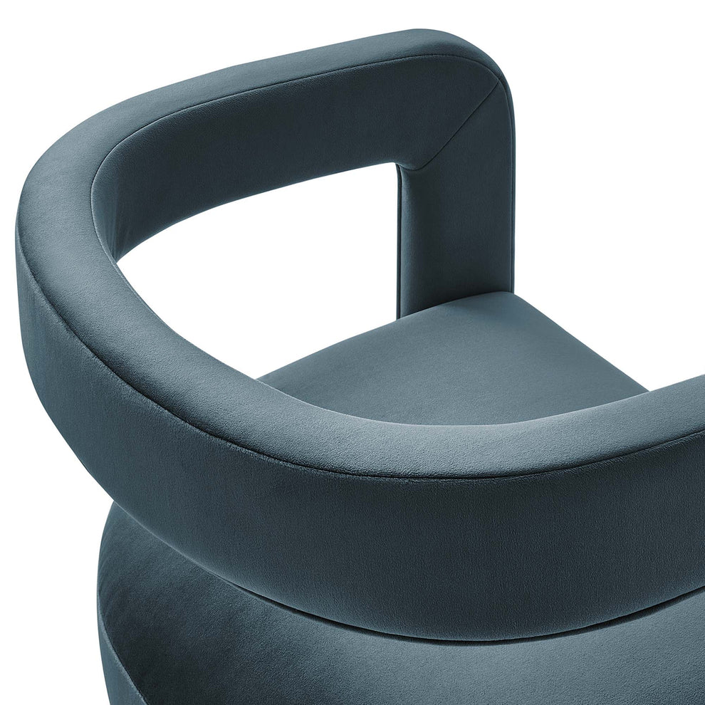 Winslow Barrel Performance Velvet Dining Chair  by Modway | Dining Chairs | Modishstore - 14
