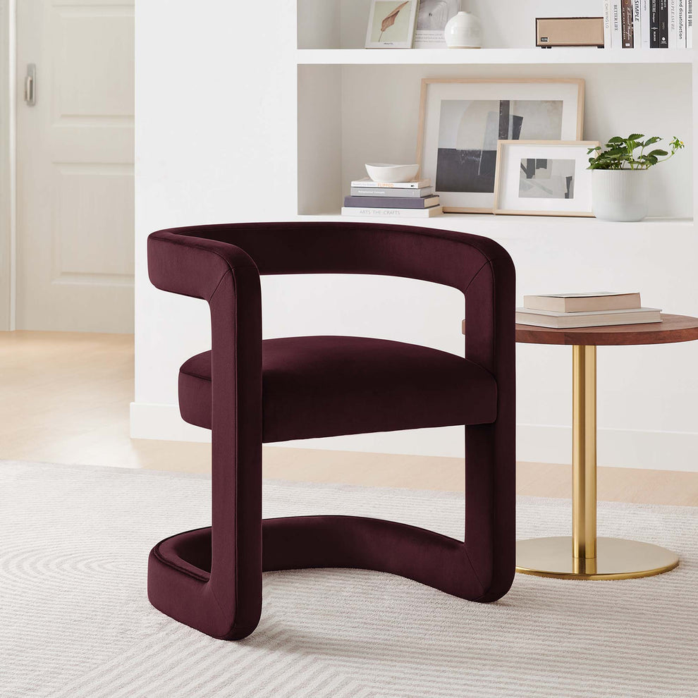 Winslow Barrel Performance Velvet Dining Chair  by Modway | Dining Chairs | Modishstore - 18