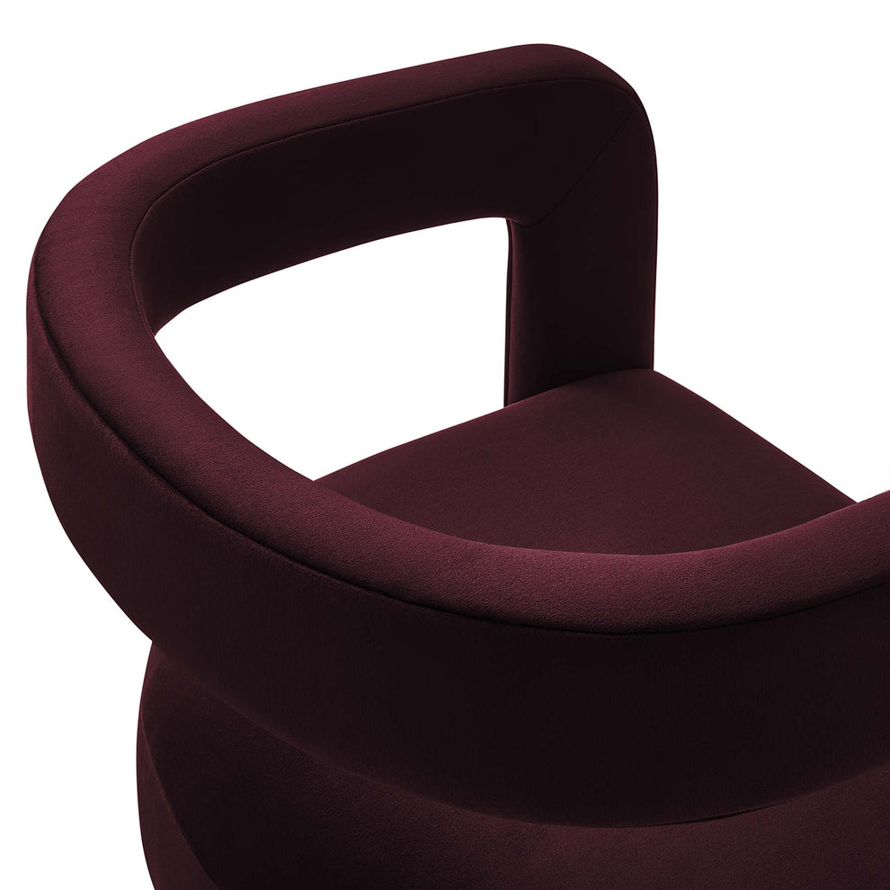 Winslow Barrel Performance Velvet Dining Chair  by Modway | Dining Chairs | Modishstore - 21