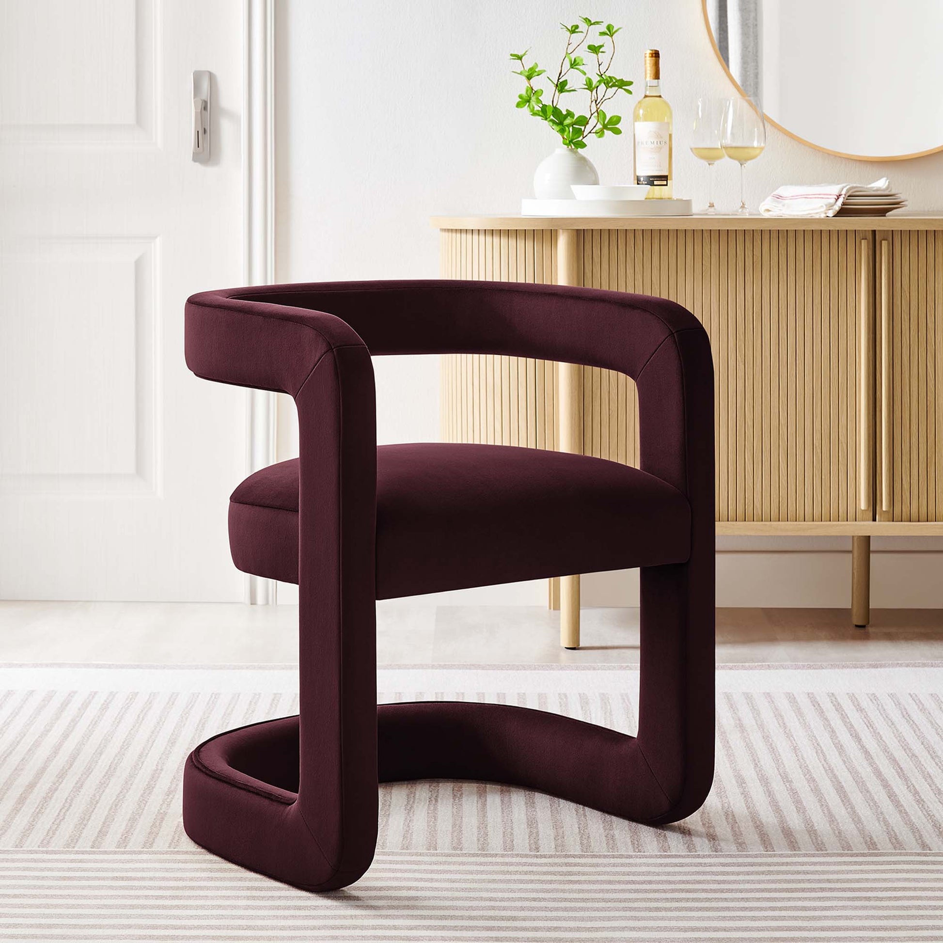 Winslow Barrel Performance Velvet Dining Chair  by Modway | Dining Chairs | Modishstore - 22
