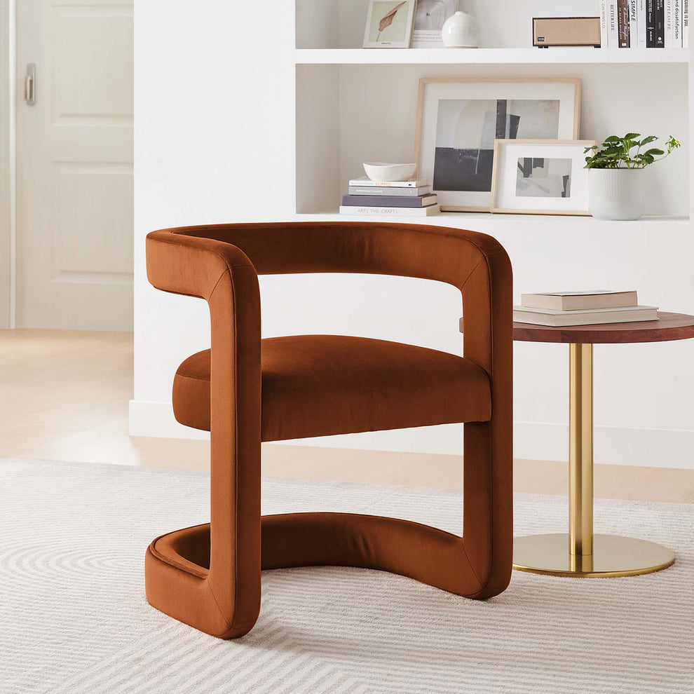 Winslow Barrel Performance Velvet Dining Chair  by Modway | Dining Chairs | Modishstore - 24