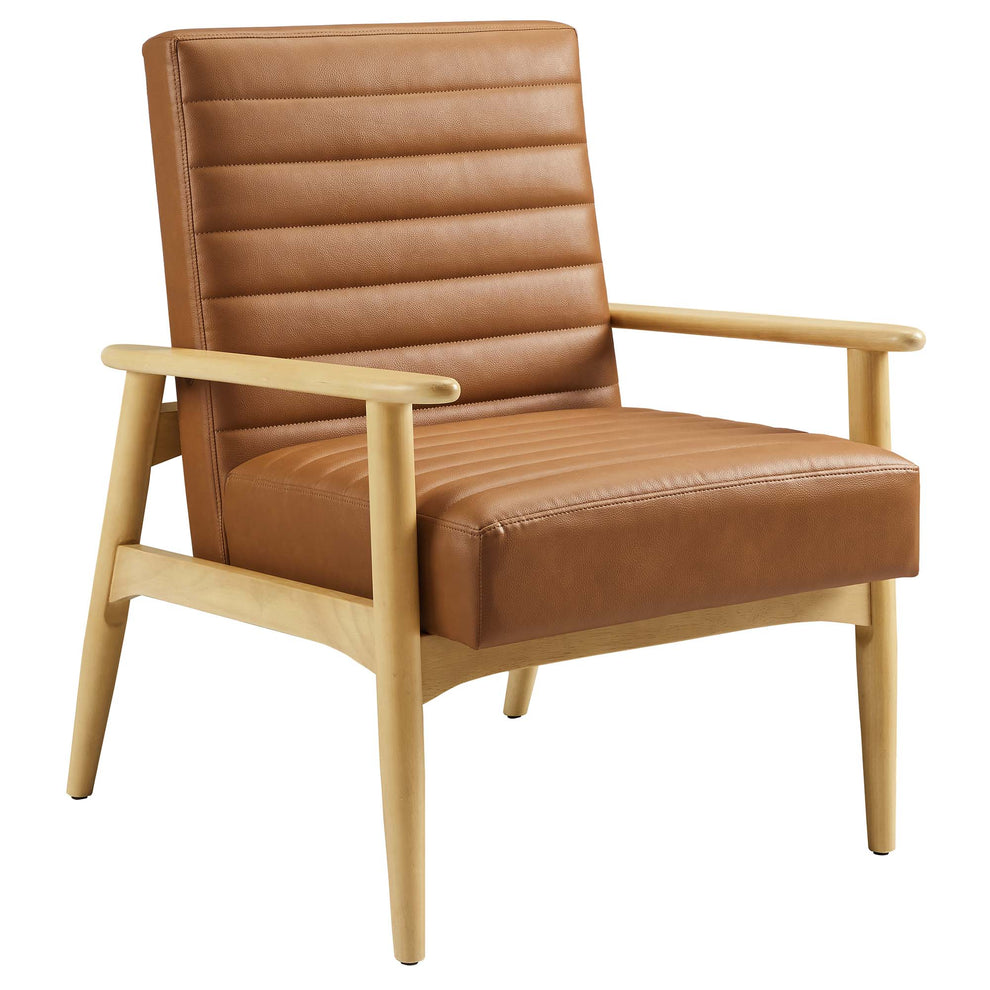 Jensen Vegan Leather Accent Chair by Modway | Accent Chairs | Modishstore - 11