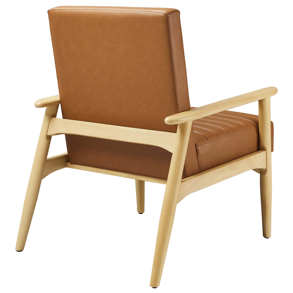 Jensen Vegan Leather Accent Chair by Modway | Accent Chairs | Modishstore - 13