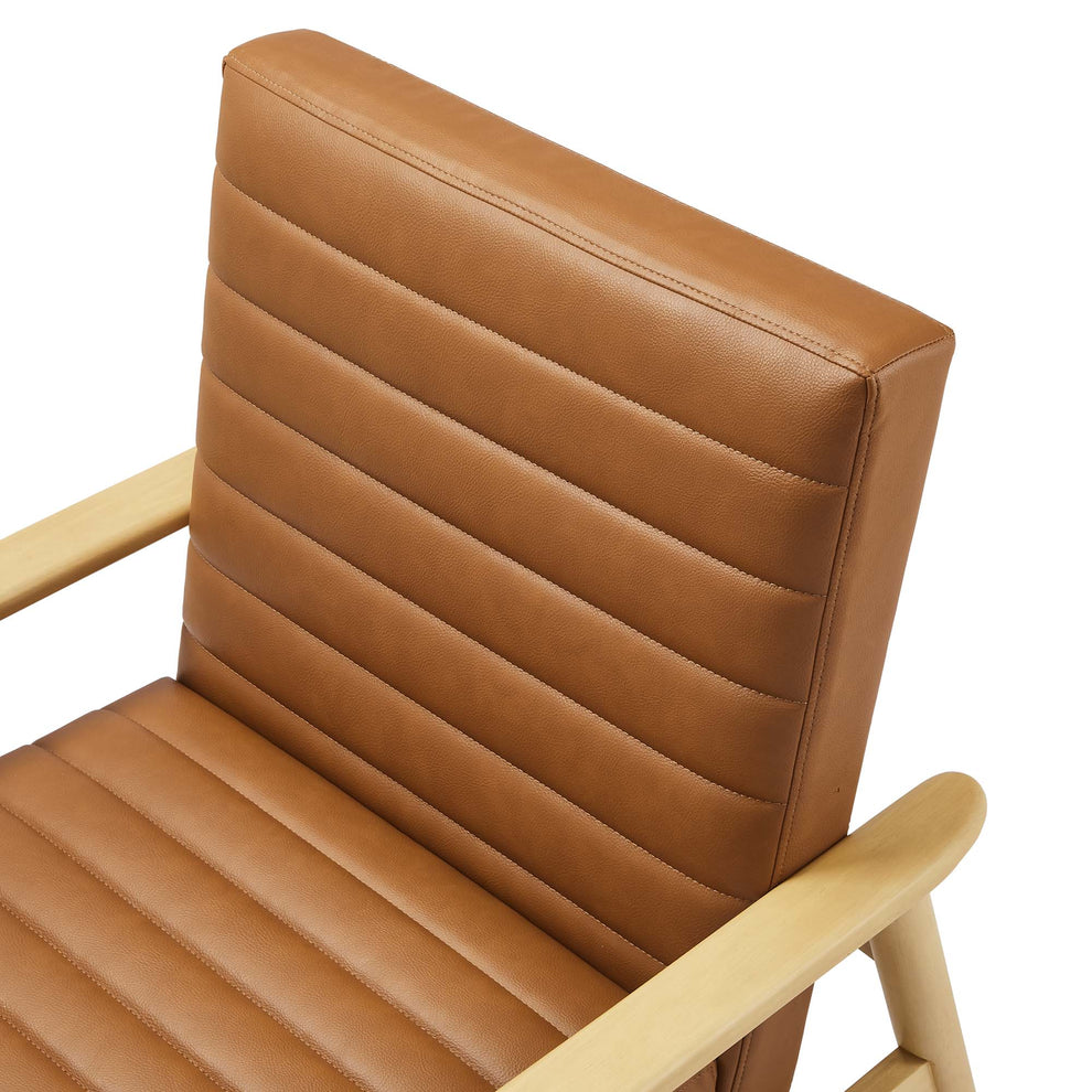Jensen Vegan Leather Accent Chair by Modway | Accent Chairs | Modishstore - 15