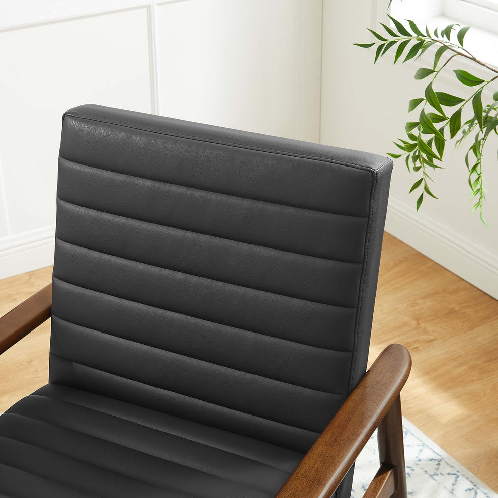 Jensen Vegan Leather Accent Chair by Modway | Accent Chairs | Modishstore - 26