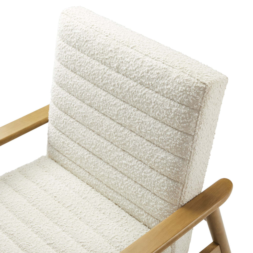 Jensen Boucle Fabric Accent Chair by Modway | Accent Chairs | Modishstore - 6