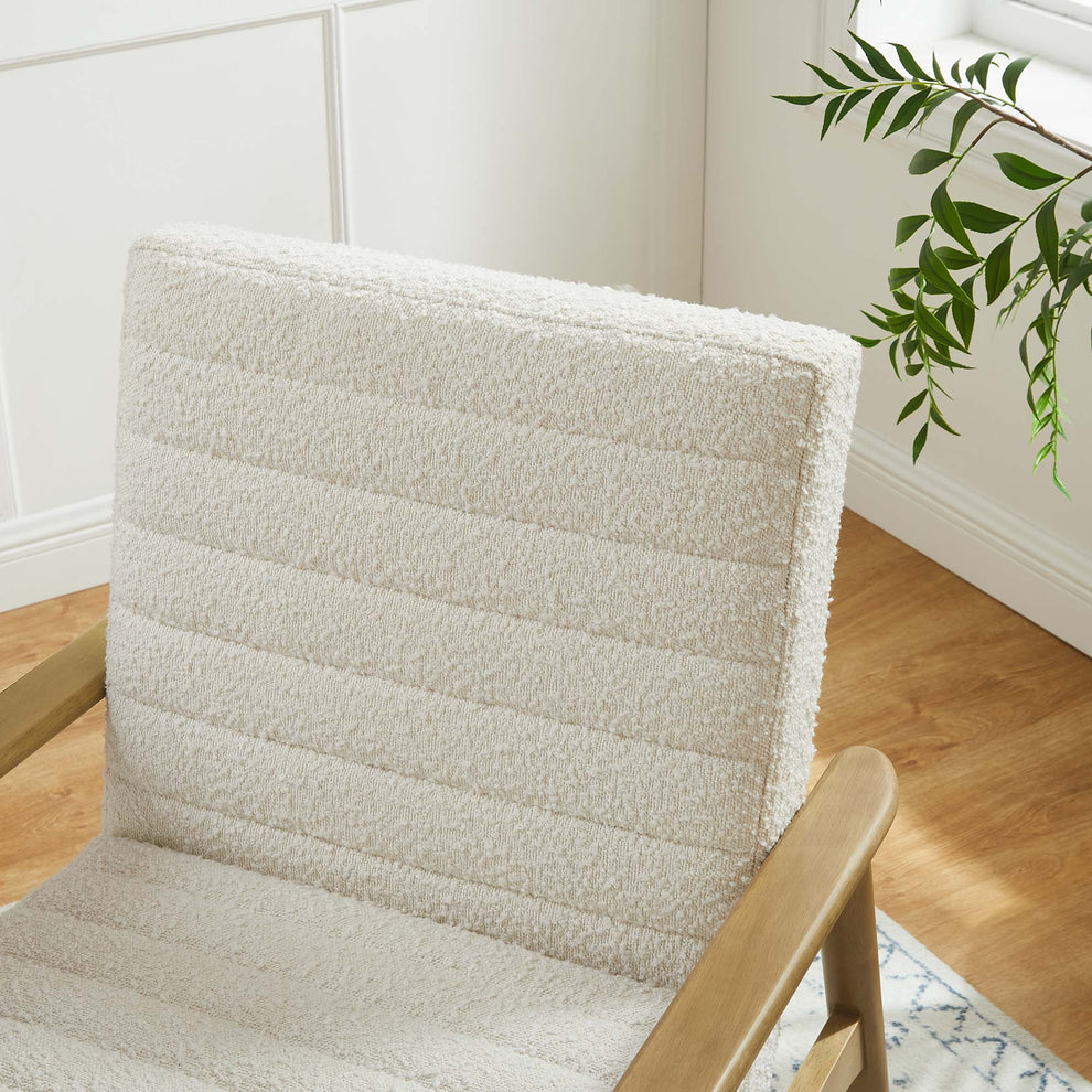 Jensen Boucle Fabric Accent Chair by Modway | Accent Chairs | Modishstore - 9