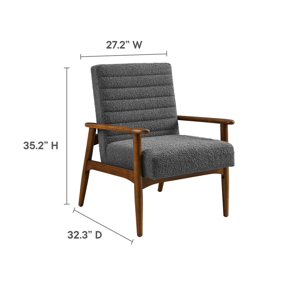 Jensen Boucle Fabric Accent Chair by Modway | Accent Chairs | Modishstore - 16