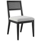 Nimba Faux Rattan Fabric Dining Chairs Set of 2 by Modway | Dining Chairs | Modishstore - 3
