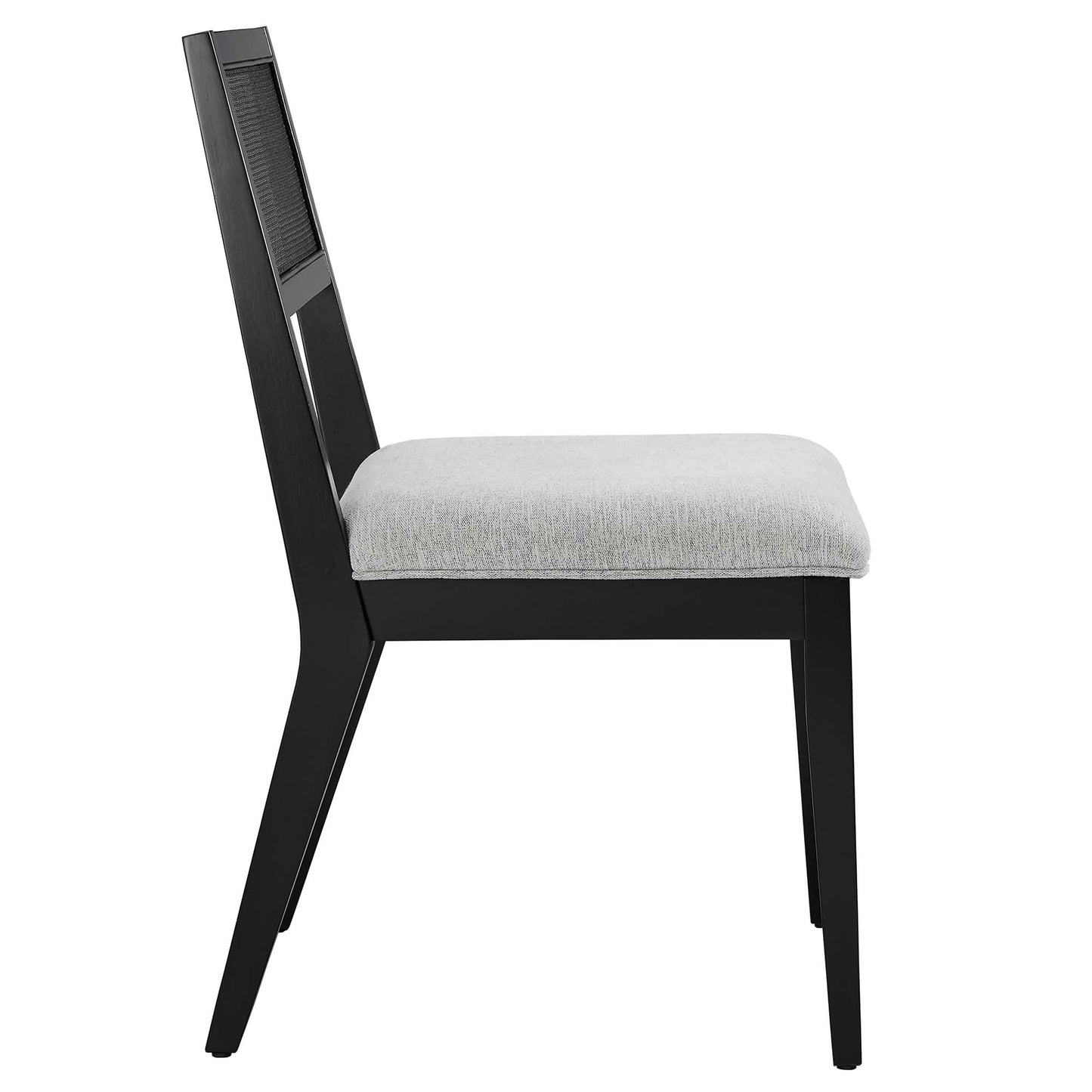 Nimba Faux Rattan Fabric Dining Chairs Set of 2 by Modway | Dining Chairs | Modishstore - 4