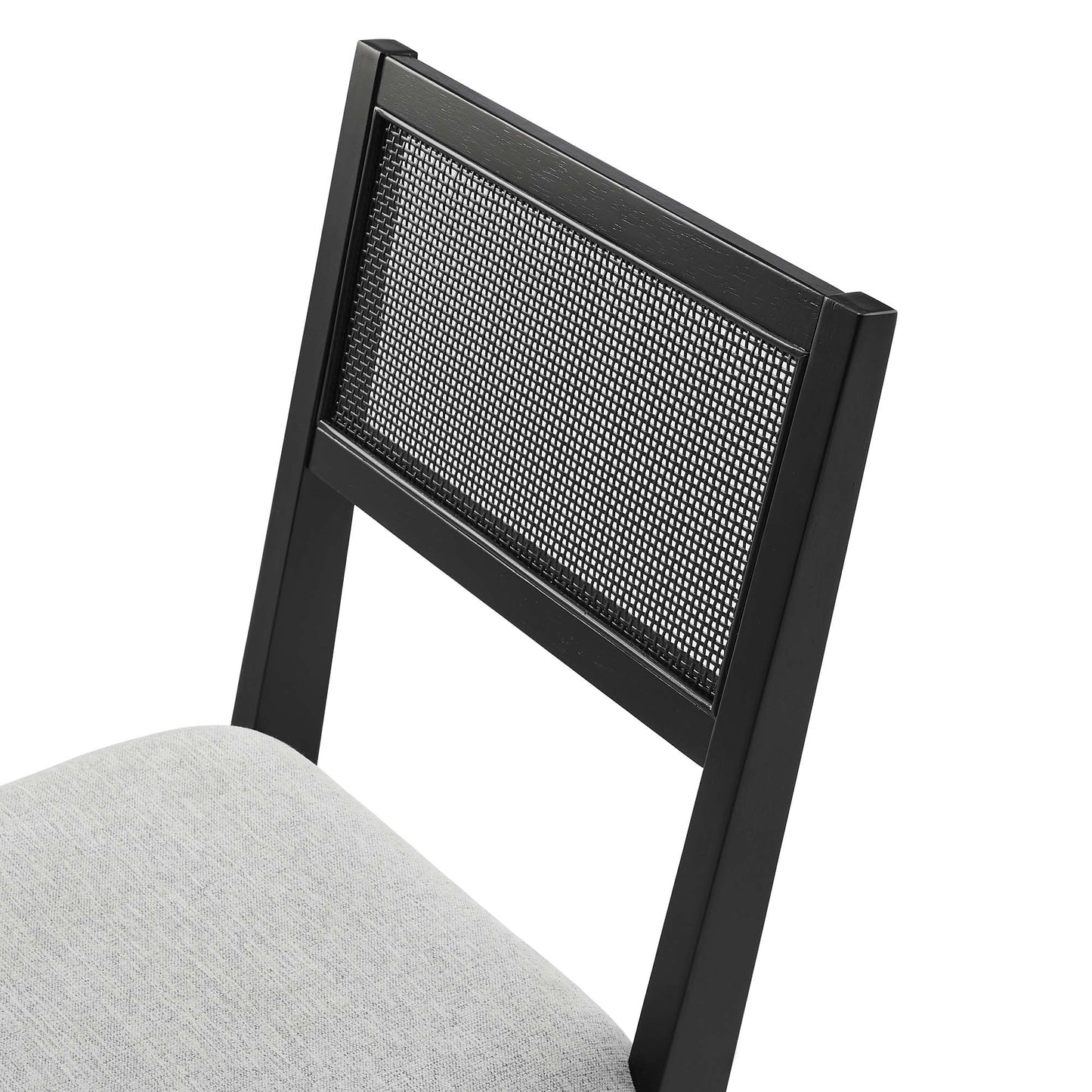 Nimba Faux Rattan Fabric Dining Chairs Set of 2 by Modway | Dining Chairs | Modishstore - 7