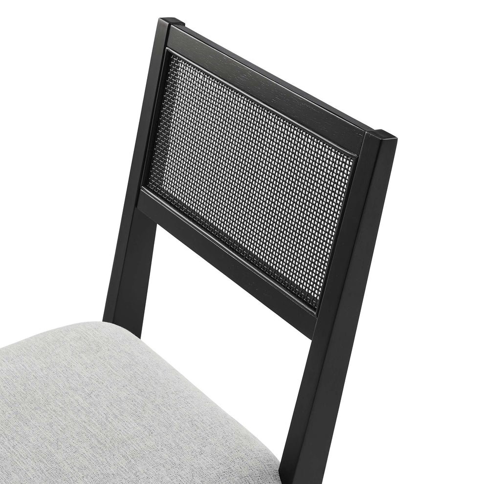 Nimba Faux Rattan Fabric Dining Chairs Set of 2 by Modway | Dining Chairs | Modishstore - 7