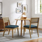 Nimba Faux Rattan Fabric Dining Chairs Set of 2 by Modway | Dining Chairs | Modishstore - 12