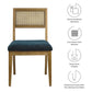 Nimba Faux Rattan Fabric Dining Chairs Set of 2 by Modway | Dining Chairs | Modishstore - 18