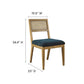 Nimba Faux Rattan Fabric Dining Chairs Set of 2 by Modway | Dining Chairs | Modishstore - 19
