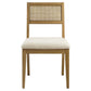 Nimba Faux Rattan Fabric Dining Chairs Set of 2 by Modway | Dining Chairs | Modishstore - 26