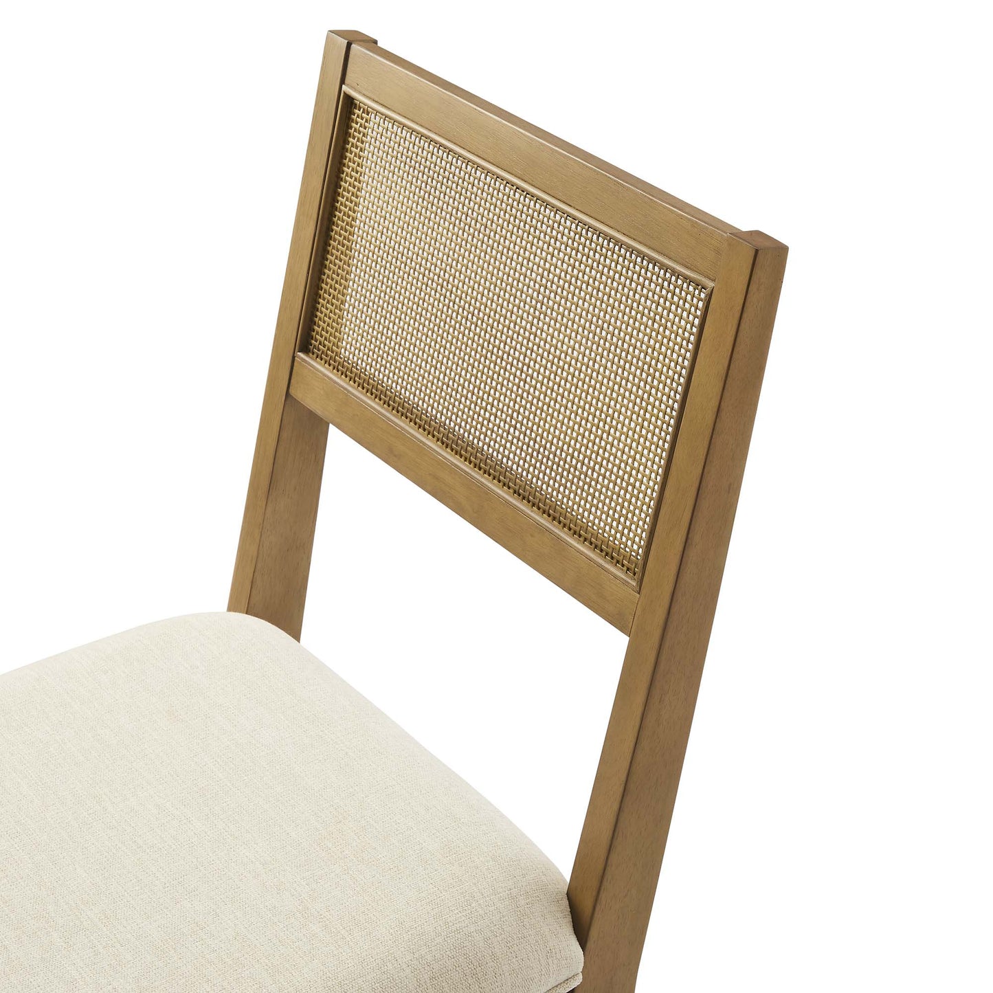Nimba Faux Rattan Fabric Dining Chairs Set of 2 by Modway | Dining Chairs | Modishstore - 27