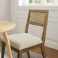 Nimba Faux Rattan Fabric Dining Chairs Set of 2 by Modway | Dining Chairs | Modishstore - 30
