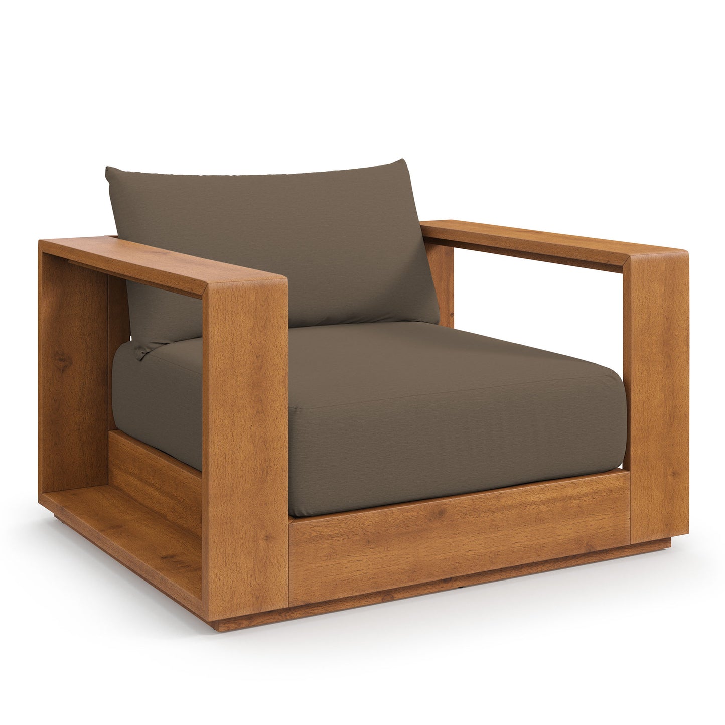 Tahoe Outdoor Patio Acacia Wood Chair by Modway | Sofas | Modishstore - 2