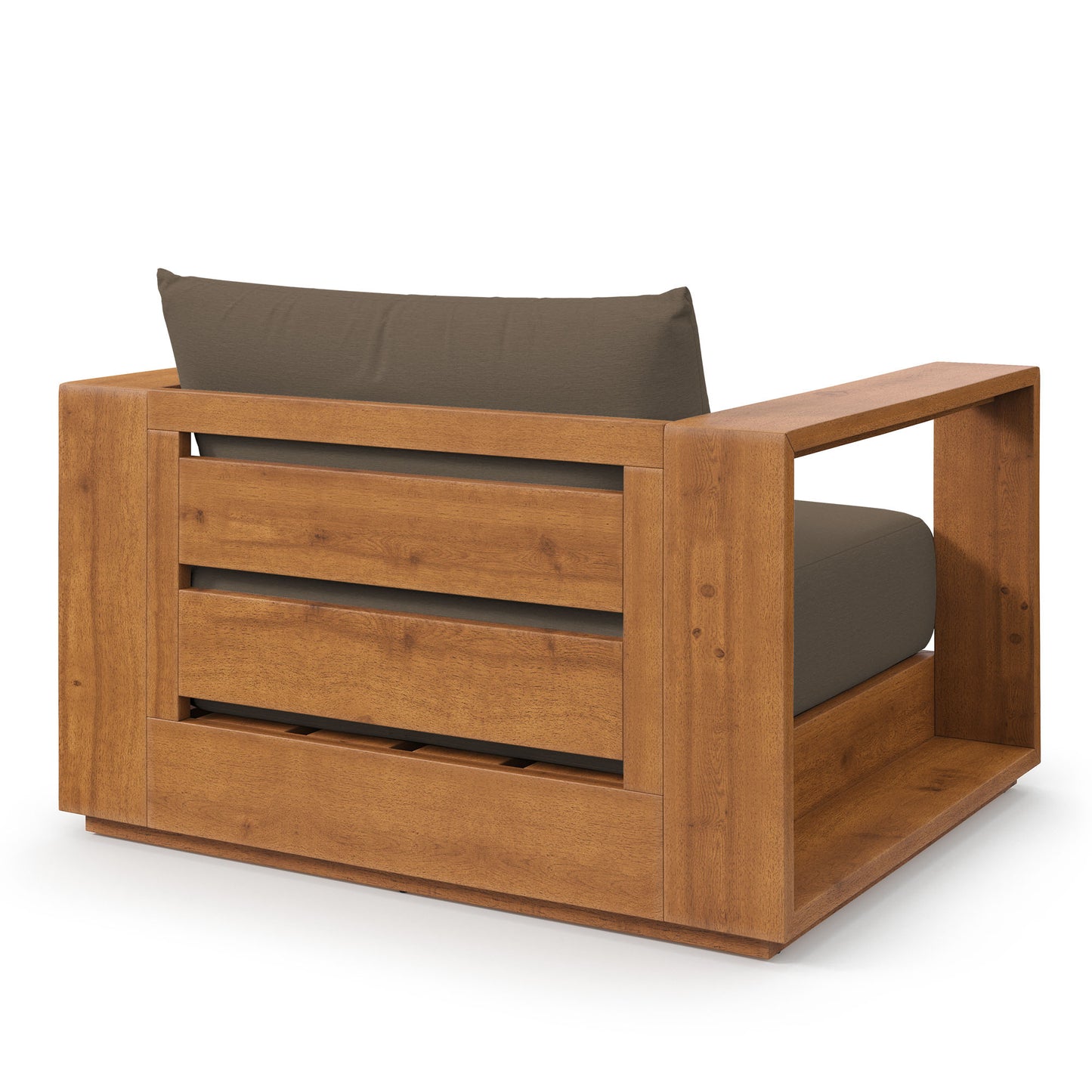 Tahoe Outdoor Patio Acacia Wood Chair by Modway | Sofas | Modishstore - 3