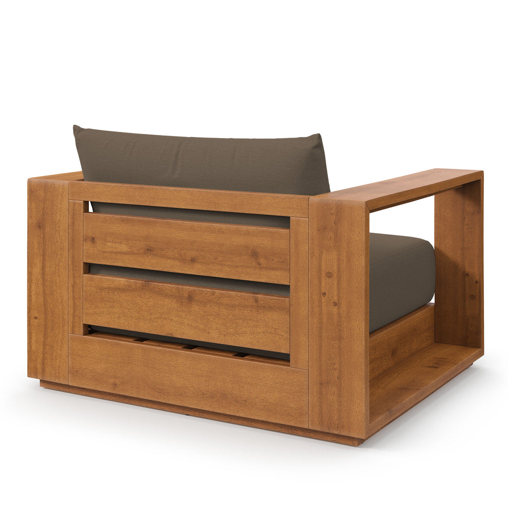 Tahoe Outdoor Patio Acacia Wood Chair by Modway | Sofas | Modishstore - 3
