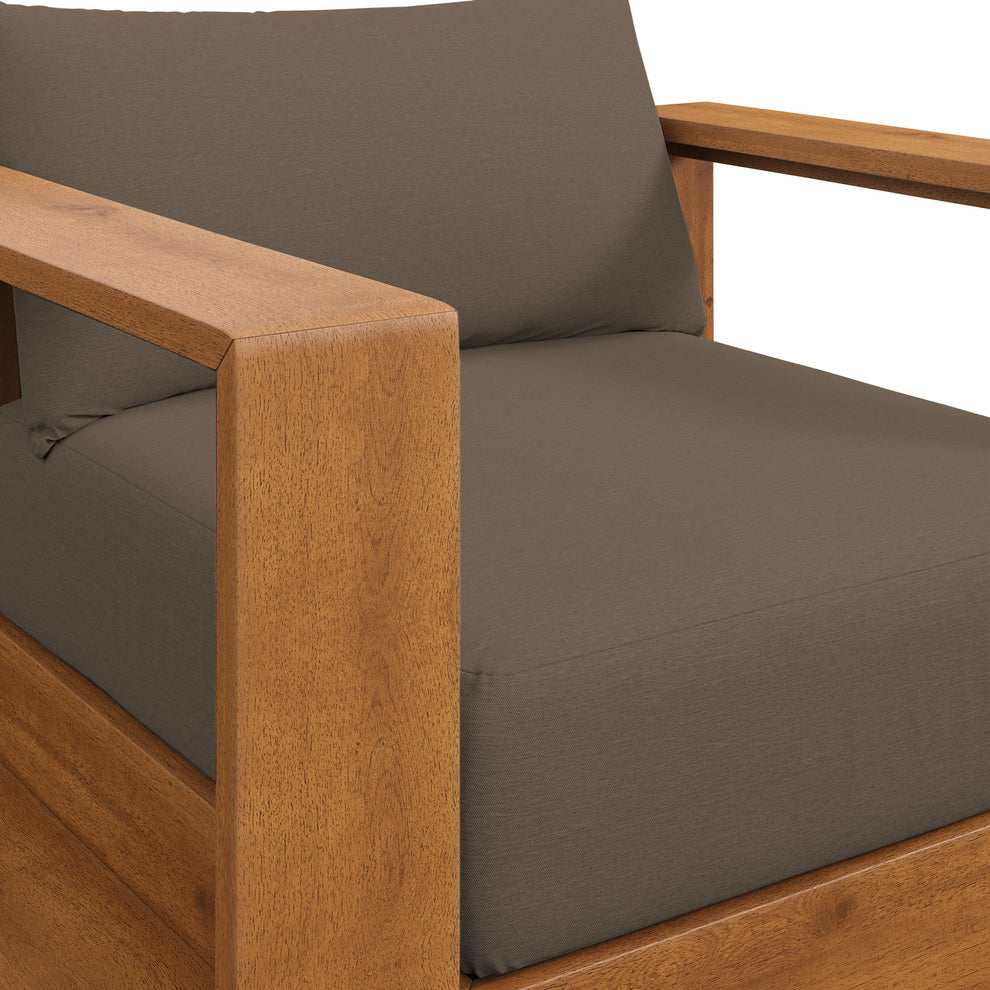 Tahoe Outdoor Patio Acacia Wood Chair by Modway | Sofas | Modishstore - 6