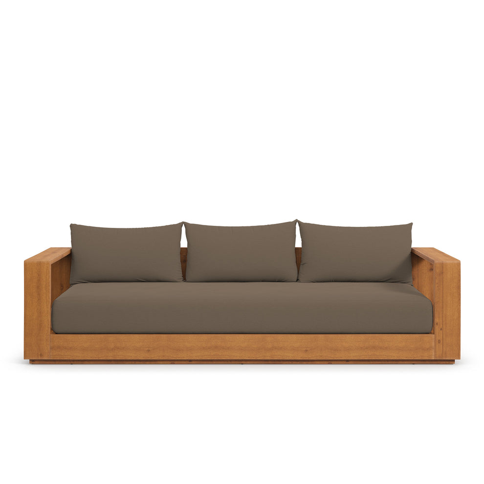 Tahoe Outdoor Patio Acacia Wood Sofa by Modway | Sofas | Modishstore - 5