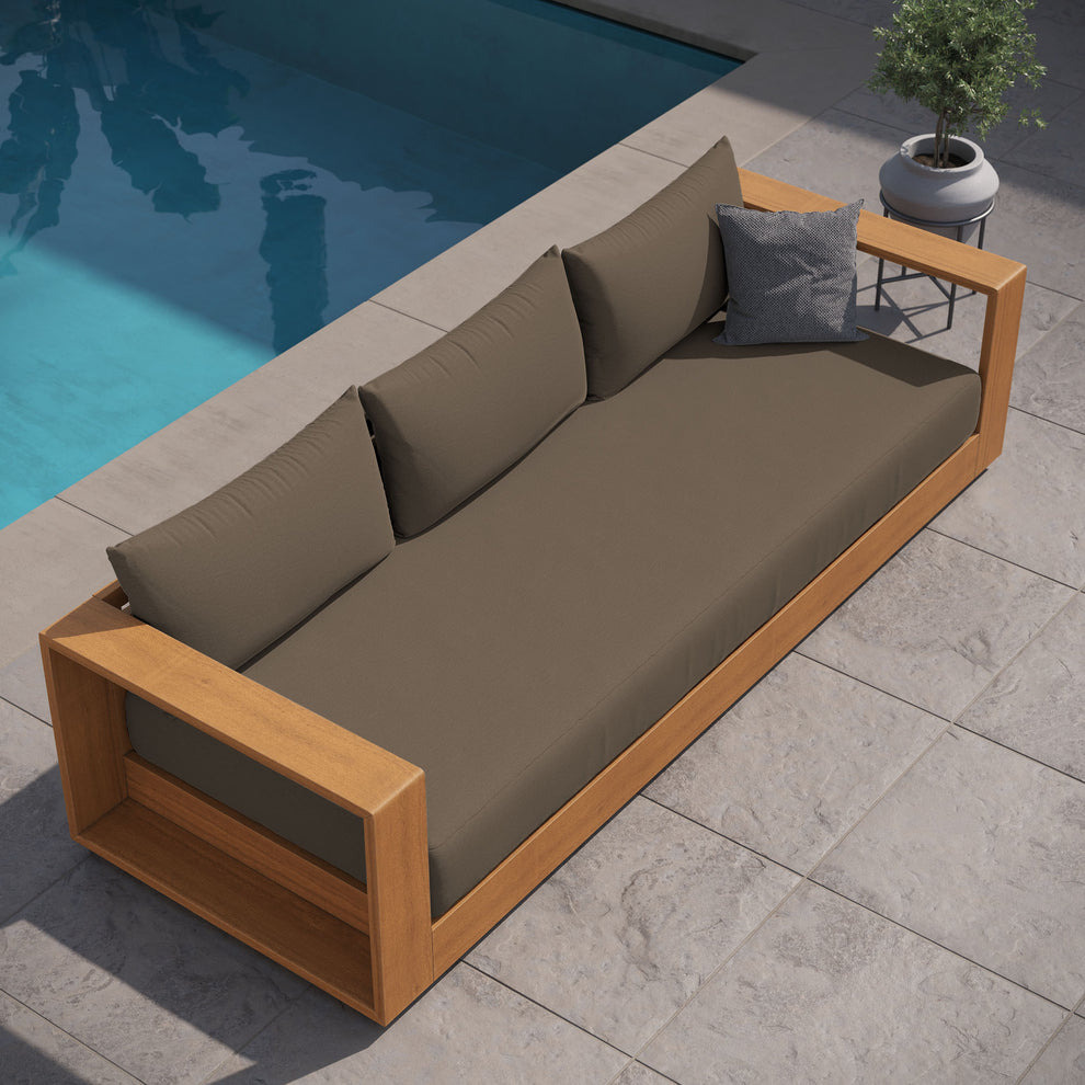 Tahoe Outdoor Patio Acacia Wood Sofa by Modway | Sofas | Modishstore - 8