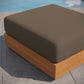 Tahoe Outdoor Patio Acacia Wood Ottoman by Modway | Sofas | Modishstore - 7