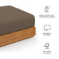 Tahoe Outdoor Patio Acacia Wood Ottoman by Modway | Sofas | Modishstore - 8