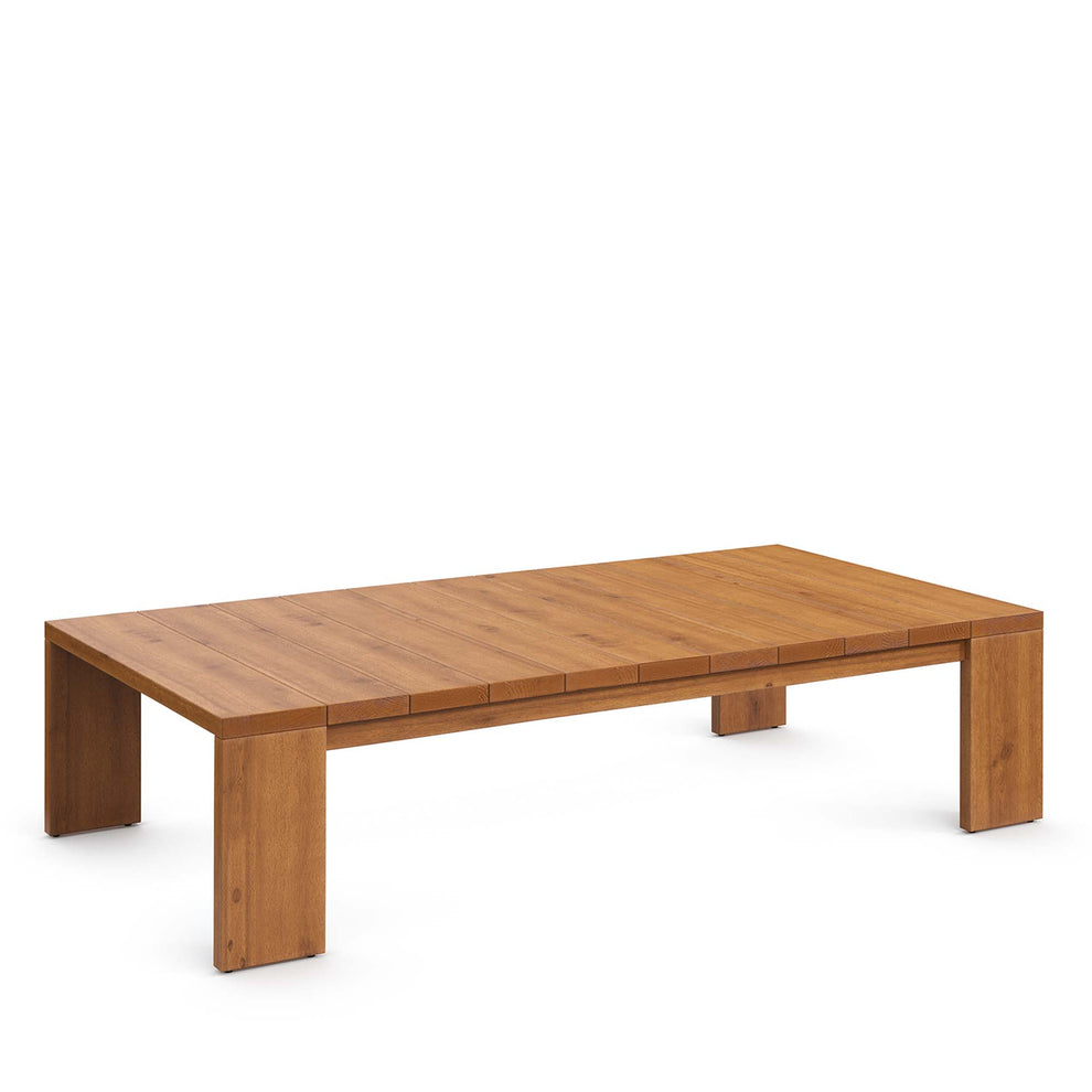 Tahoe Outdoor Patio Acacia Wood Ottoman by Modway | Sofas | Modishstore - 11