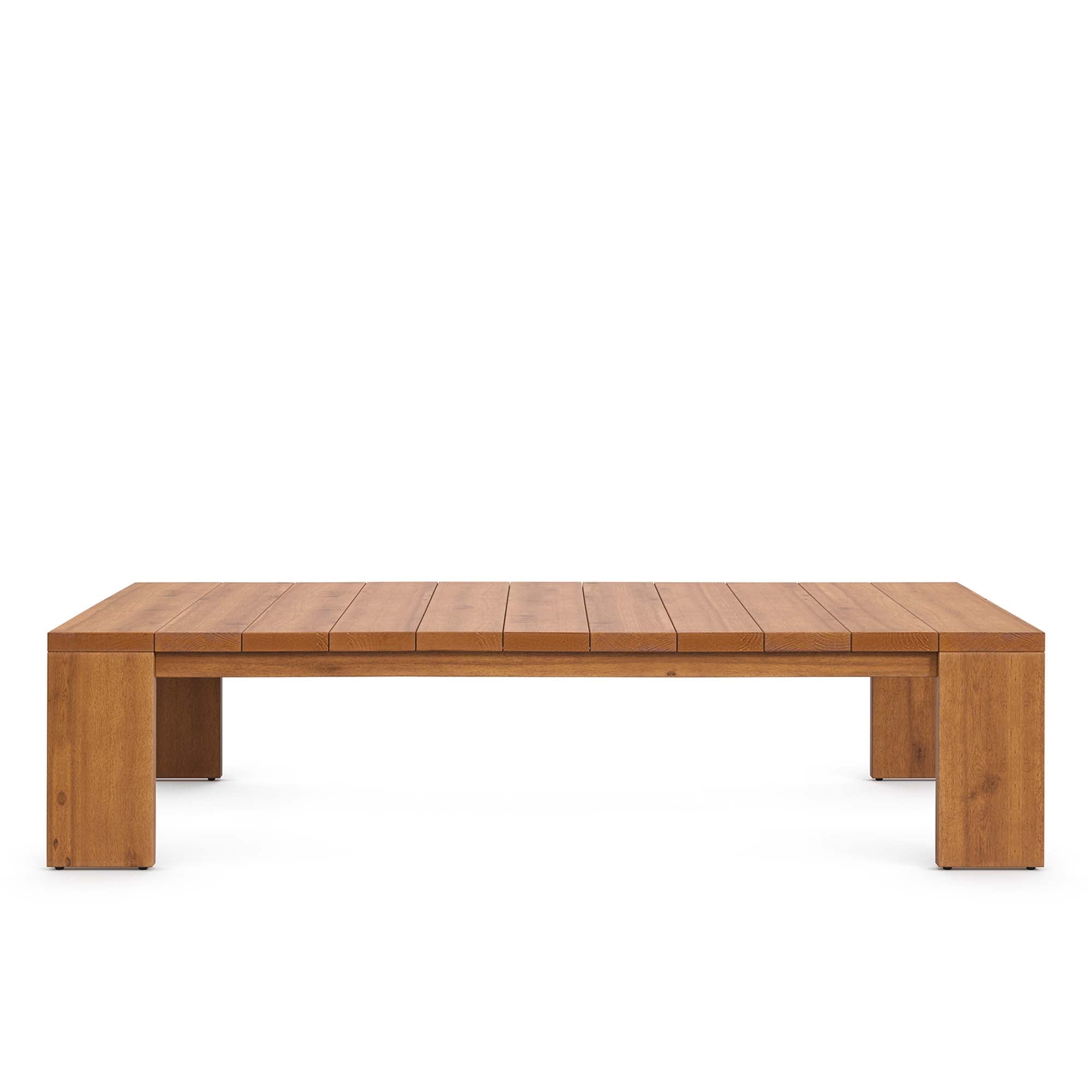 Tahoe Outdoor Patio Acacia Wood Ottoman