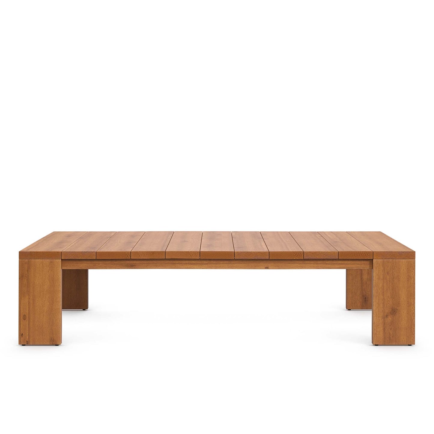 Tahoe Outdoor Patio Acacia Wood Ottoman by Modway | Sofas | Modishstore - 13