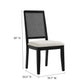 Arlo Faux Rattan and Wood Dining Side Chairs - Set of 2 By Modway - EEI-6803 | Dining Chairs | Modishstore - 8