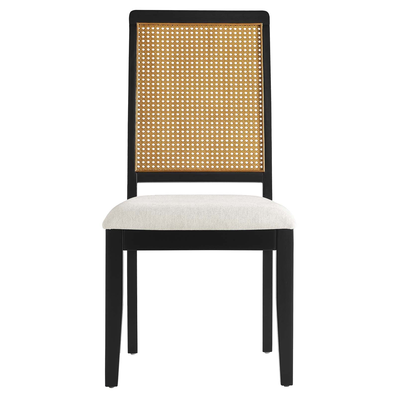 Arlo Faux Rattan and Wood Dining Side Chairs - Set of 2 By Modway - EEI-6803 | Dining Chairs | Modishstore - 15