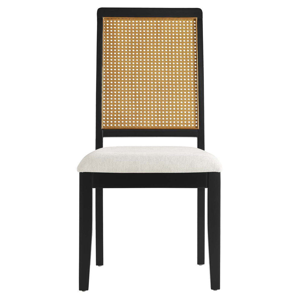 Arlo Faux Rattan and Wood Dining Side Chairs - Set of 2 By Modway - EEI-6803 | Dining Chairs | Modishstore - 15