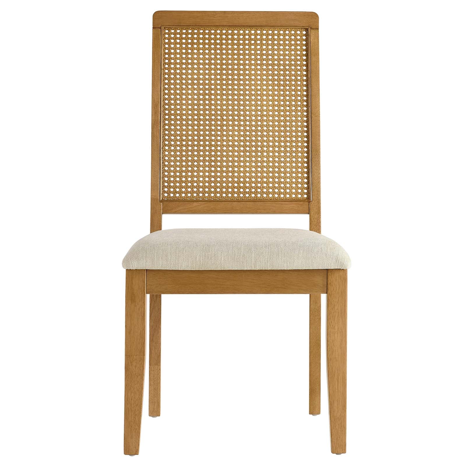 Arlo Faux Rattan and Wood Dining Side Chairs - Set of 2 By Modway - EEI-6803 | Dining Chairs | Modishstore - 24