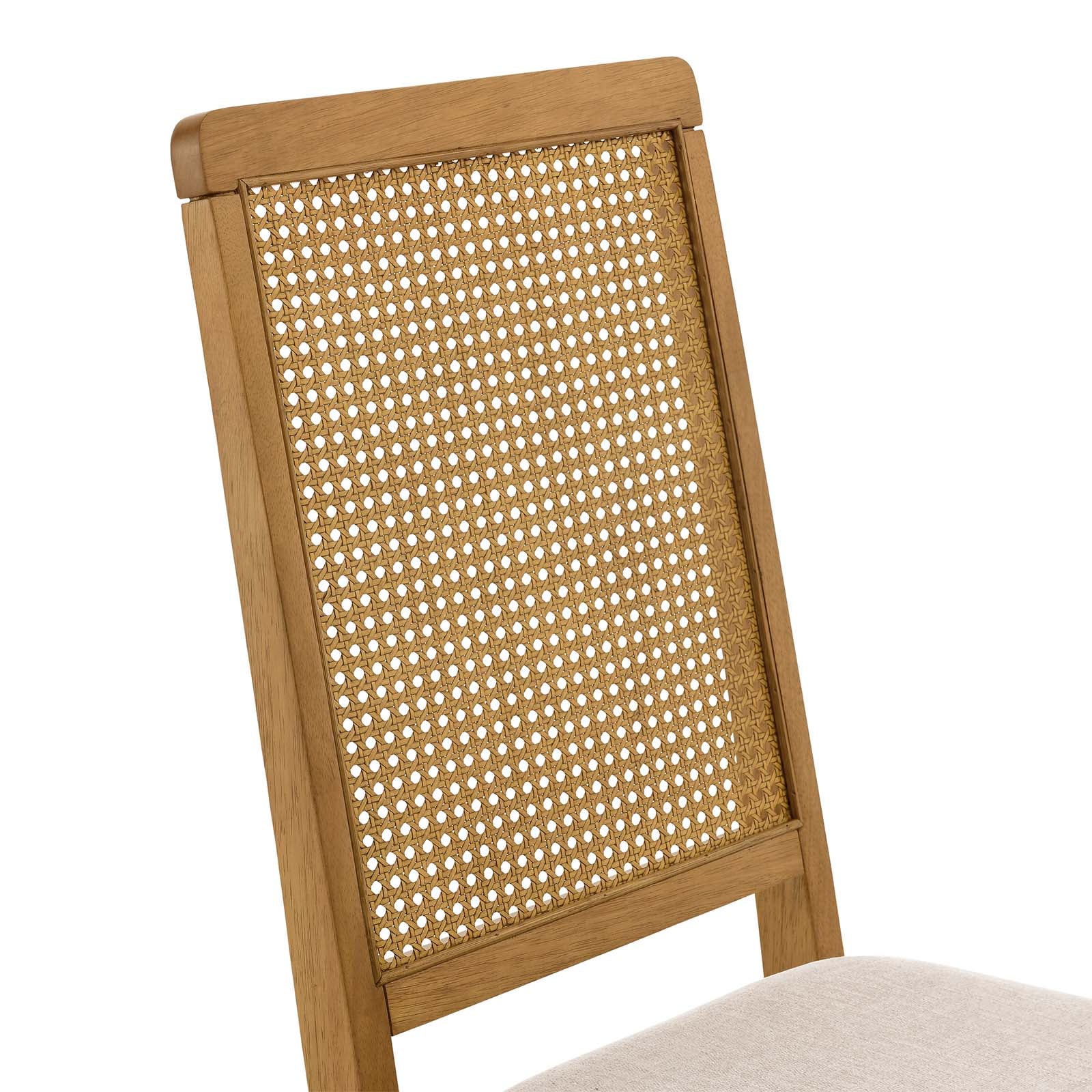 Arlo Faux Rattan and Wood Dining Side Chairs - Set of 2 By Modway - EEI-6803 | Dining Chairs | Modishstore - 25