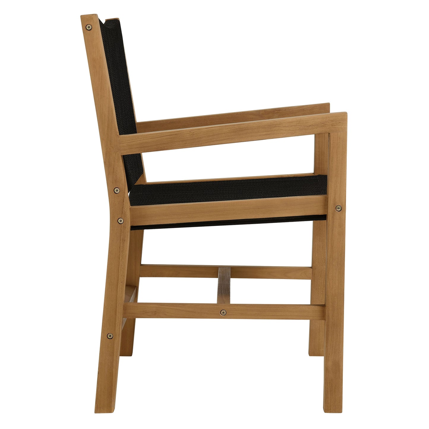 Vienna Outdoor Patio Teak and Rope Dining Armchairs Set of 2 by Modway | Armchairs | Modishstore - 4