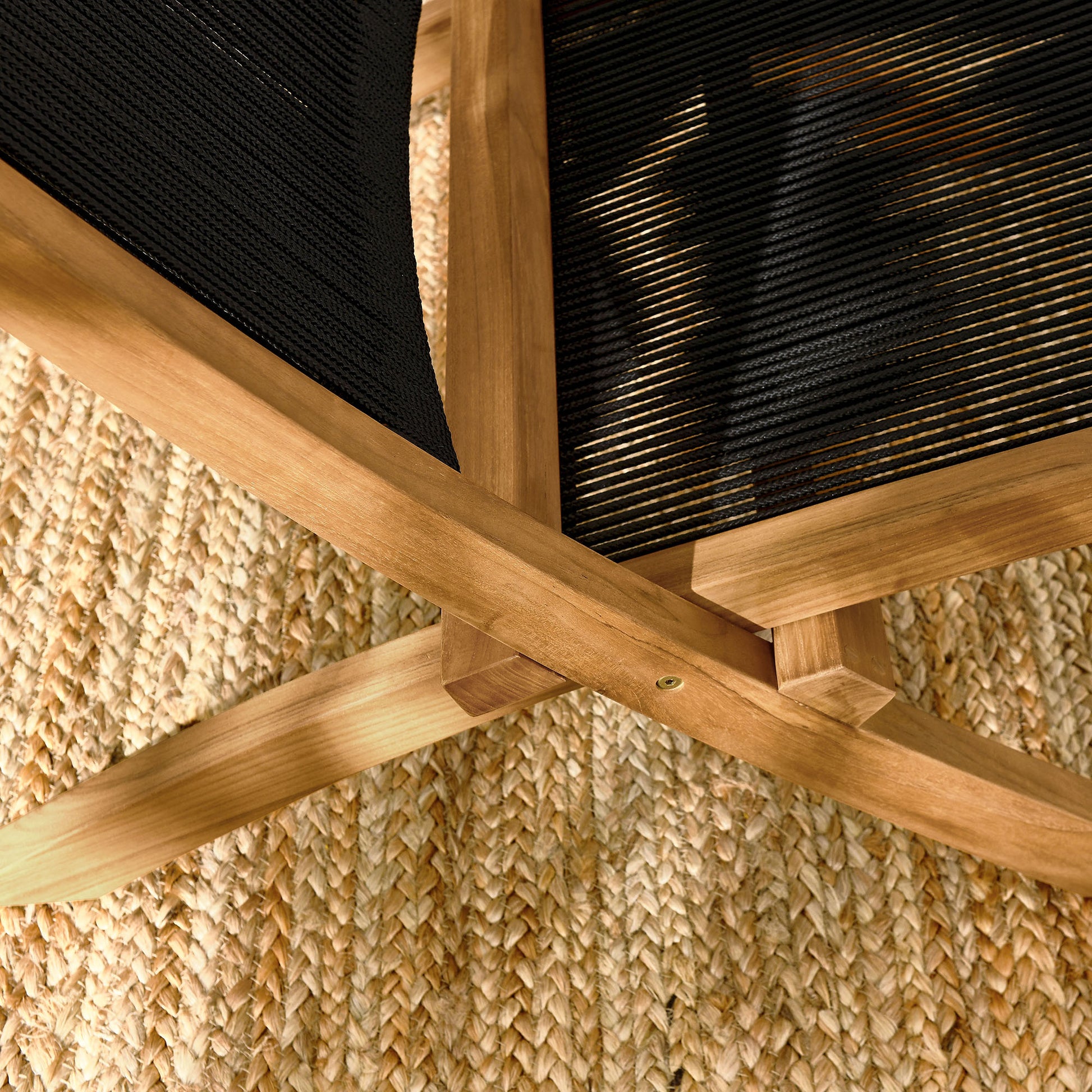 Vienna Outdoor Patio Teak and Rope Folding Accent Lounge Chair by Modway | Outdoor Chairs | Modishstore - 8