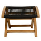 Vienna Outdoor Patio Teak and Rope Folding Ottoman by Modway | Outdoor Chairs | Modishstore - 4