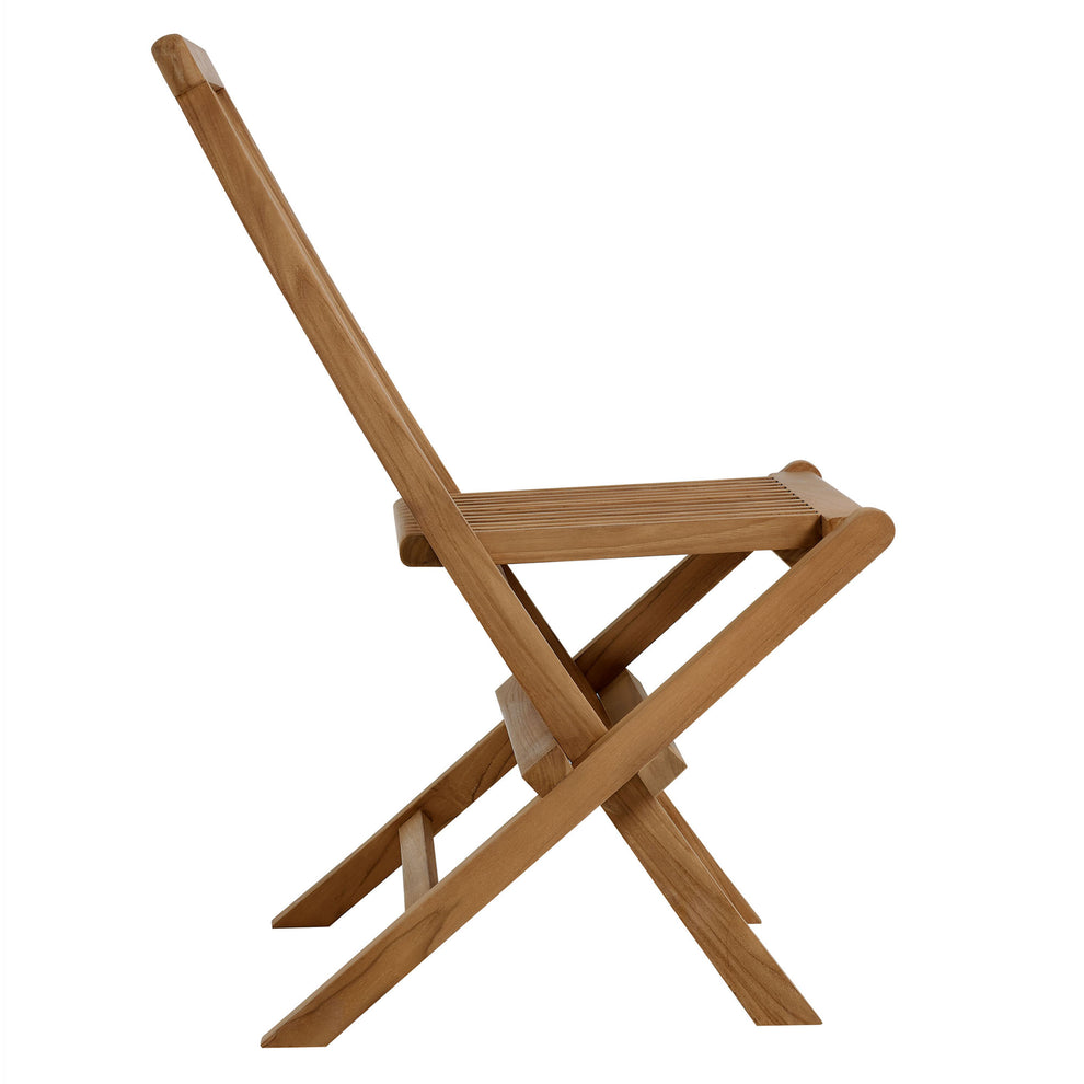 Vienna Outdoor Patio Teak Wood Folding Dining Chairs Set of 4 by Modway | Dining Chairs | Modishstore - 4