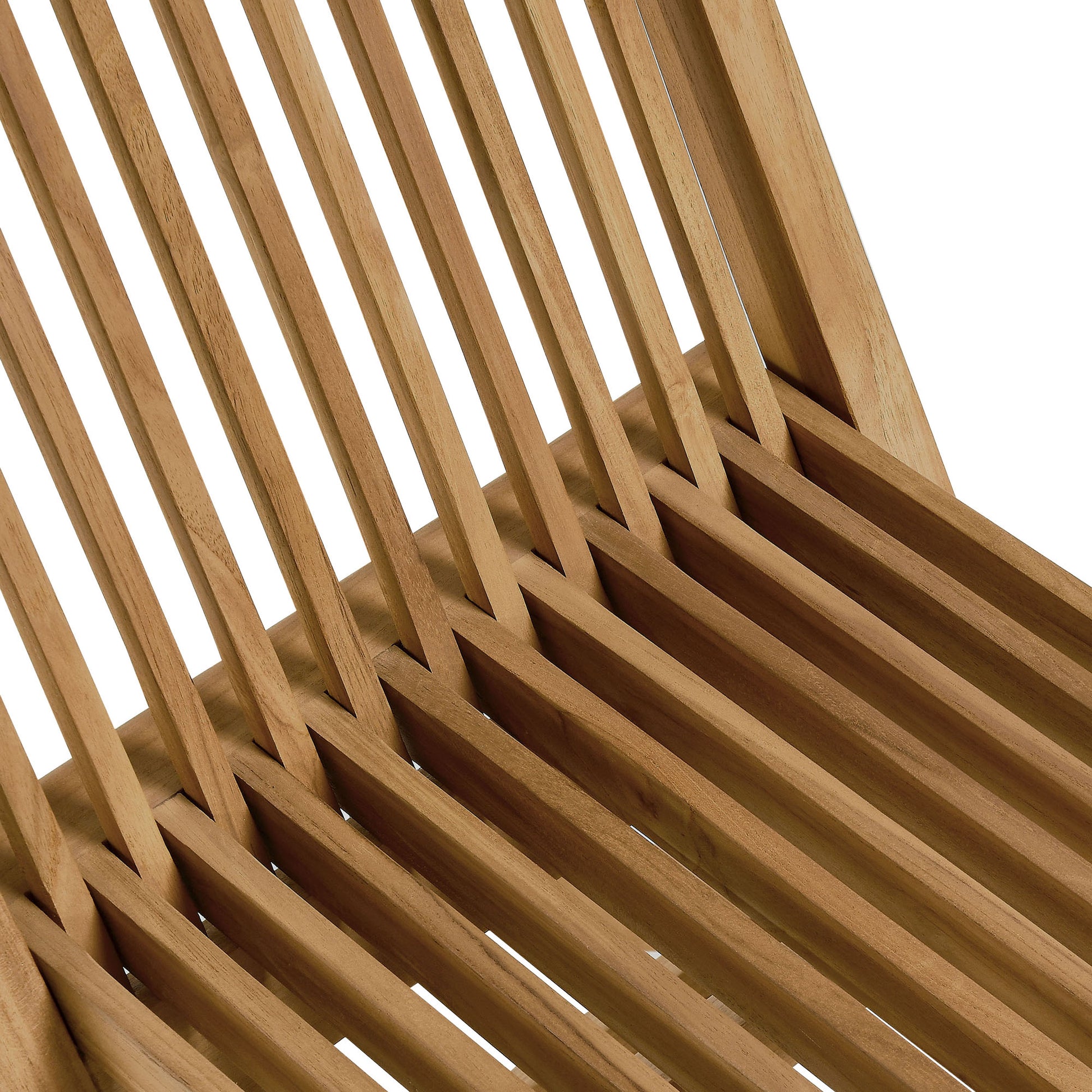 Vienna Outdoor Patio Teak Wood Folding Dining Chairs Set of 4 by Modway | Dining Chairs | Modishstore - 8