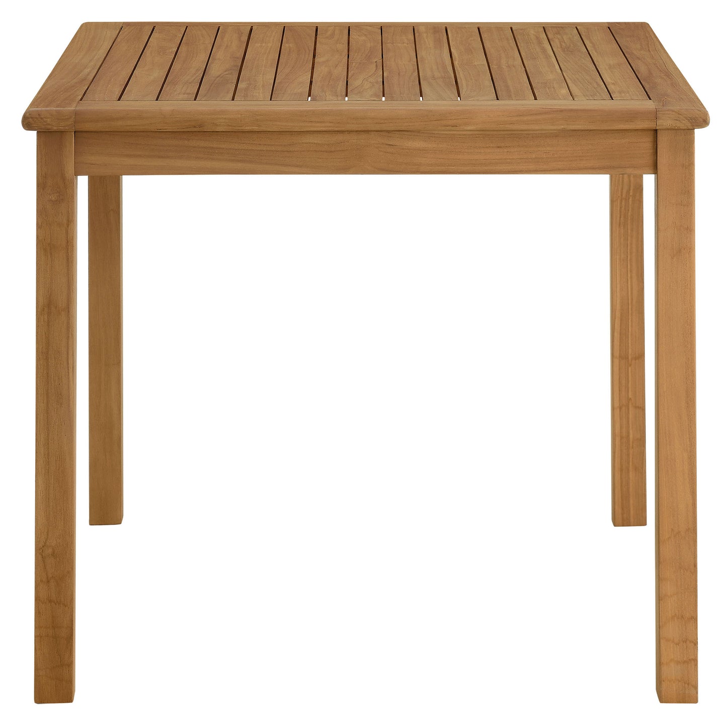 Vienna 34" Square Outdoor Patio Teak Wood Dining Table by Modway | Dining Tables | Modishstore - 3