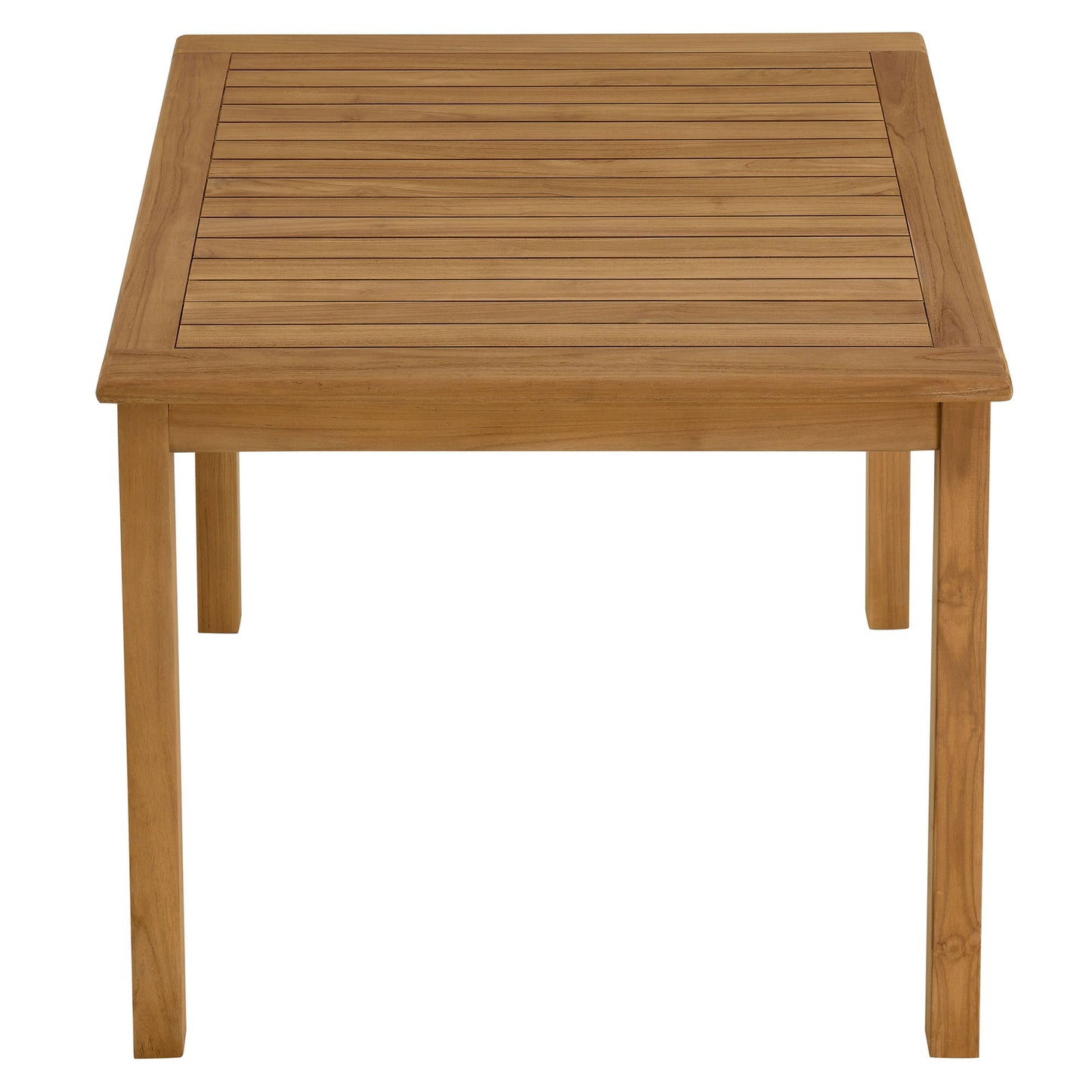 Vienna 34" Square Outdoor Patio Teak Wood Dining Table by Modway | Dining Tables | Modishstore - 4