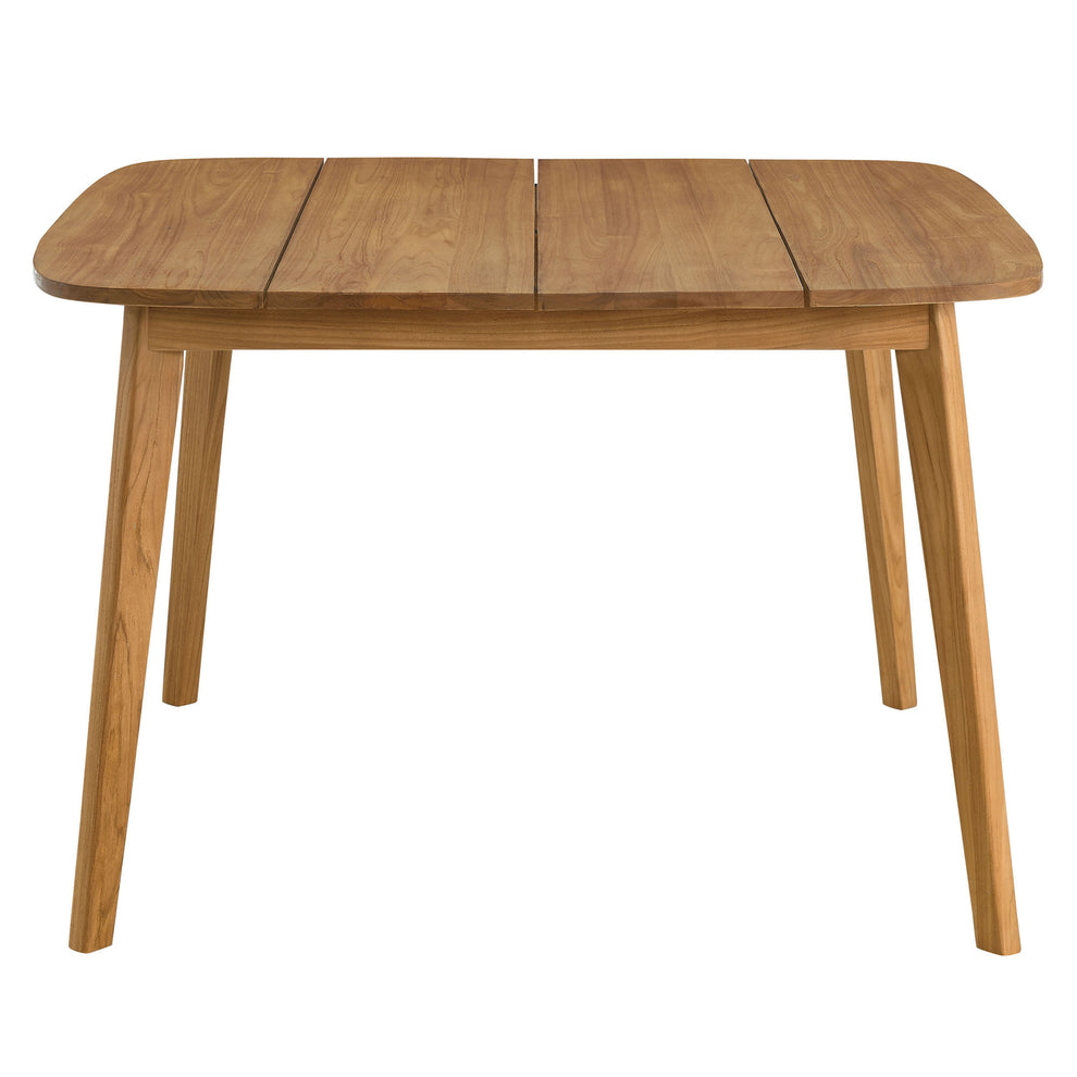Vienna 46" Square Outdoor Patio Teak Wood Dining Table by Modway | Dining Tables | Modishstore - 3