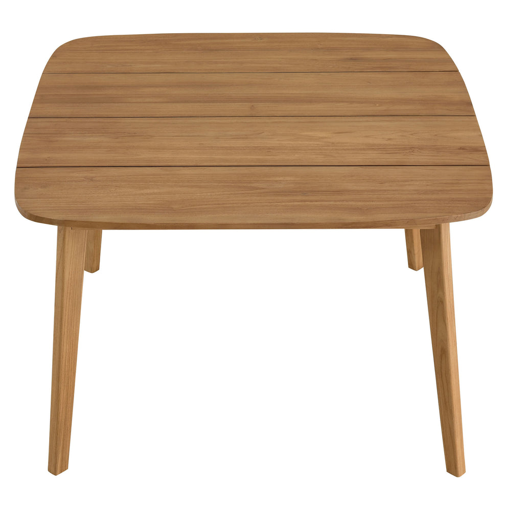 Vienna 46" Square Outdoor Patio Teak Wood Dining Table by Modway | Dining Tables | Modishstore - 4