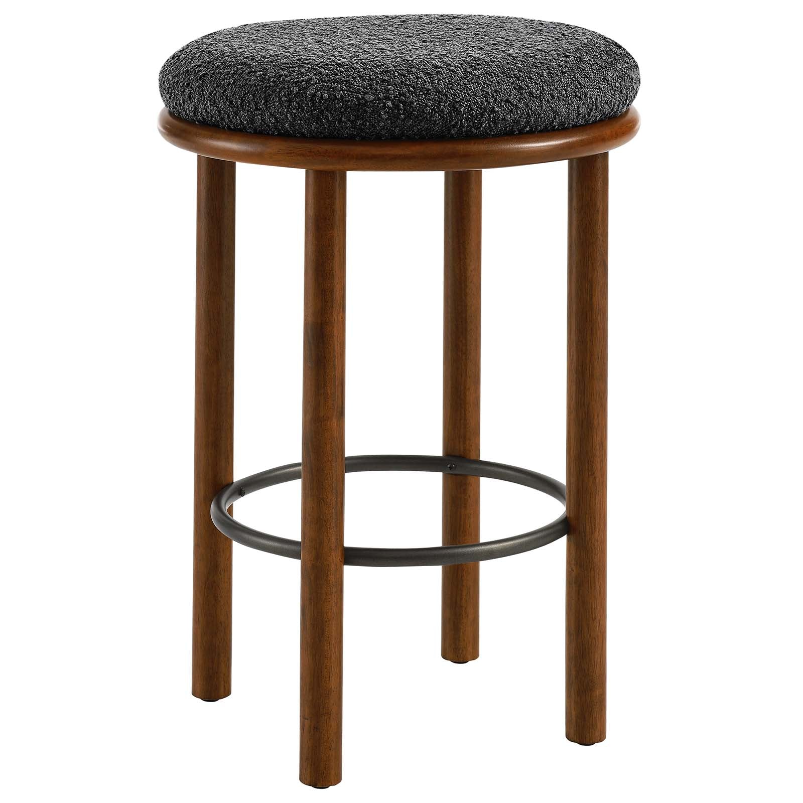 Fable Boucle Fabric Counter Stools - Set of 2 By Modway - EEI-6818 | Bar Stools | Modishstore - 10