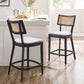 Caledonia Wood Counter Stools - Set of 2 By Modway - EEI-6821 | Bar Stools | Modishstore - 11