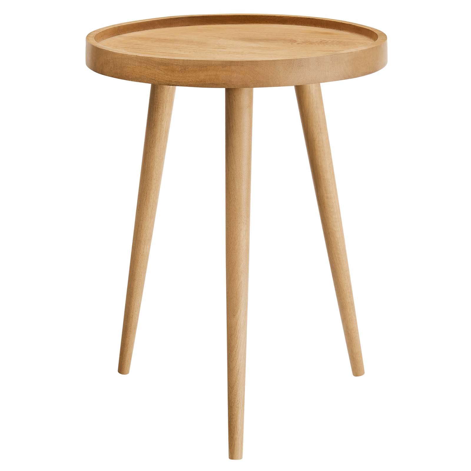 Chiro Round Wood Side Table By Modway - EEI-6830 | Side Tables | Modishstore - 9